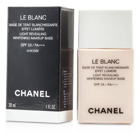 chanel whitening makeup base price|Chanel le blanc makeup.